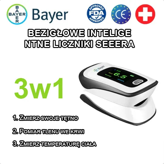 【12 w 1】Najnowszy nieinwazyjny inteligentny glukometr firmy Bayer