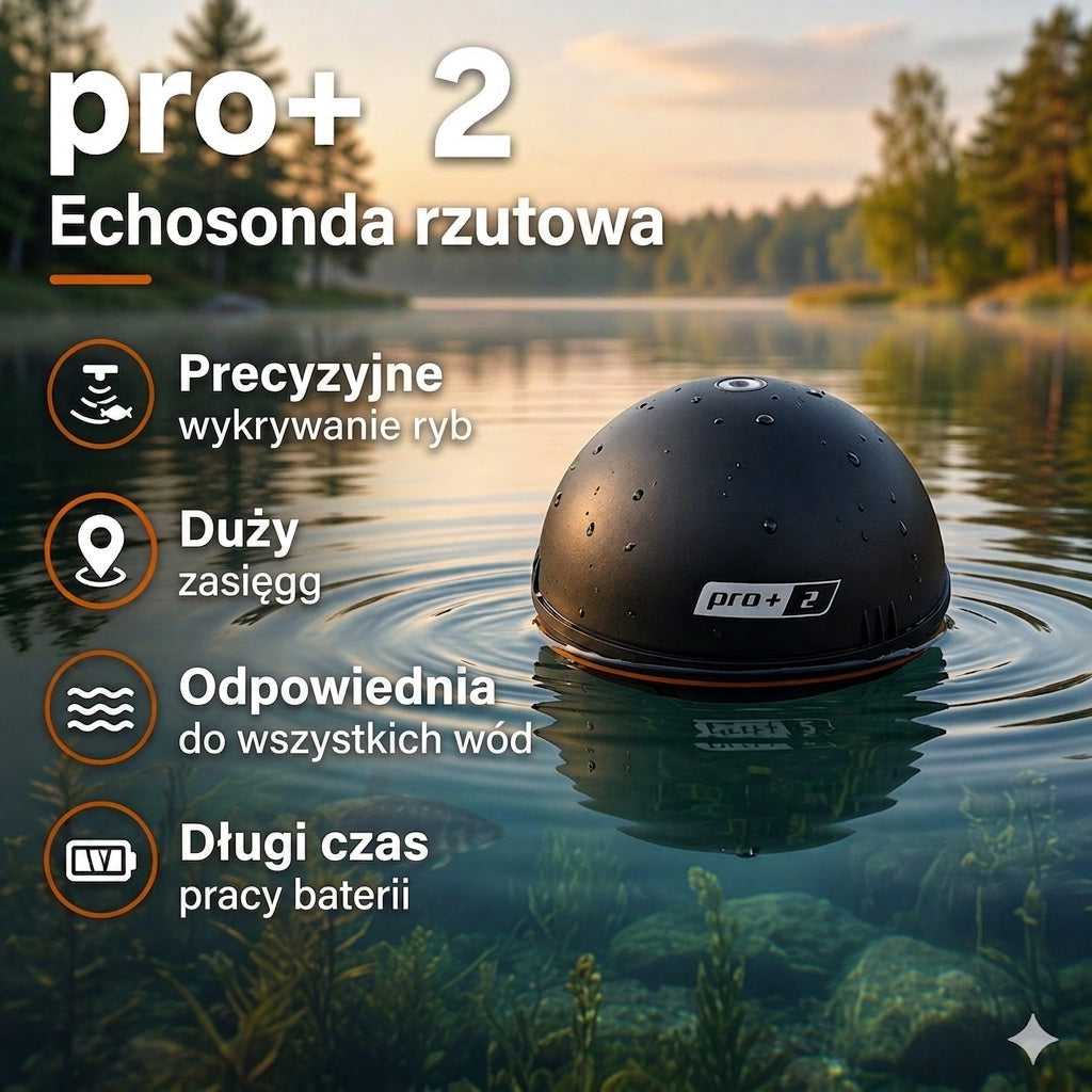 Deeper Smart Sonar PRO+ 2 – Wysokiej rozdzielczości wizualny sonar wędkarski