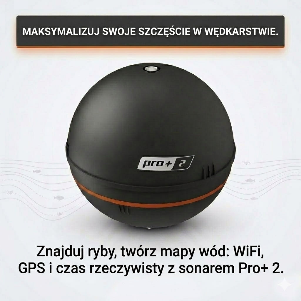 Deeper Smart Sonar PRO+ 2 – Wysokiej rozdzielczości wizualny sonar wędkarski