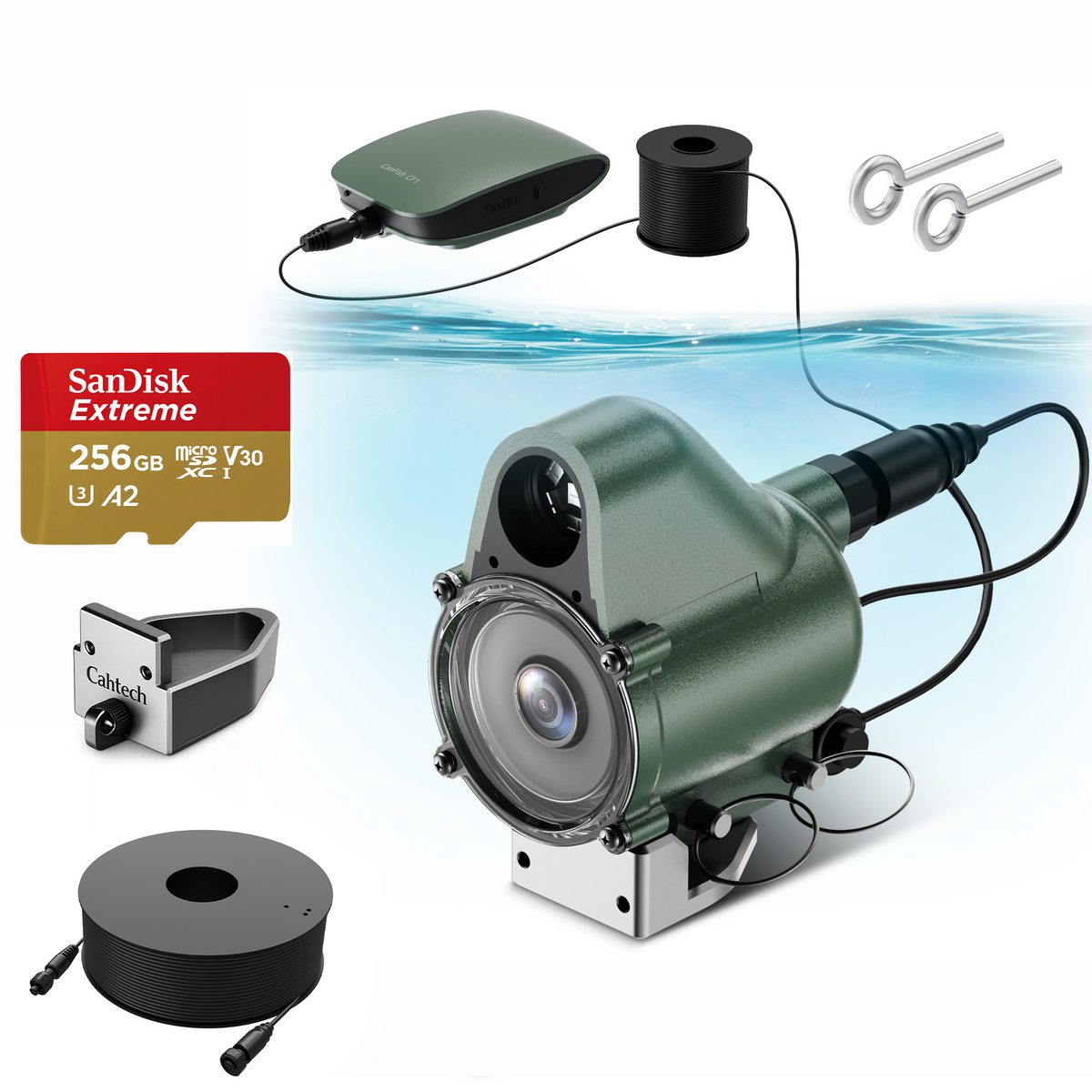 LUCKY Fischfinder mit HD-Unterwasserkamera & AI-Erkennung